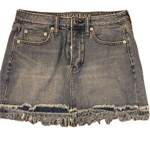American Eagle Outfitters denim Skirt  -6 denim , cotton spandex